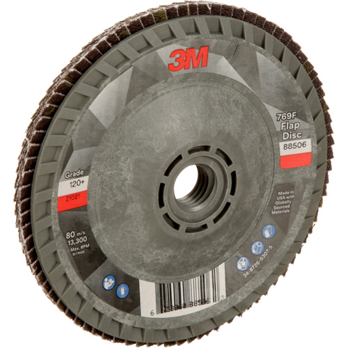 Disque &agrave; lamelles &agrave; changement rapide 769F, 4-1/2" x 5/8"-11, Type 29, Grain 120+, C&eacute;ramique Rock Safety Industrial Ltd