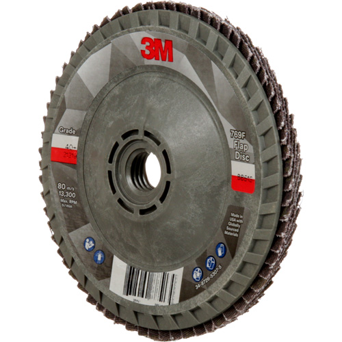 Disque &agrave; lamelles &agrave; changement rapide 769F, 4-1/2" x 5/8"-11, Type 29, Grain 40+, C&eacute;ramique Rock Safety Industrial Ltd