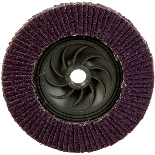 Disque &agrave; lamelles &agrave; changement rapide 769F, 5" x 5/8"-11, Type 27, Grain 40+, C&eacute;ramique Rock Safety Industrial Ltd