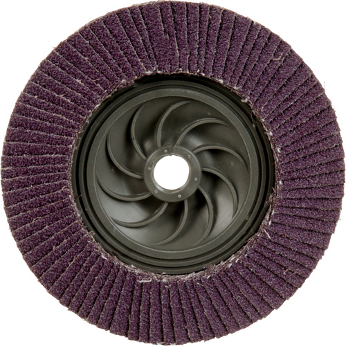Disque &agrave; lamelles &agrave; changement rapide 769F, 5" x 5/8"-11, Type 29, Grain 40+, C&eacute;ramique Rock Safety Industrial Ltd