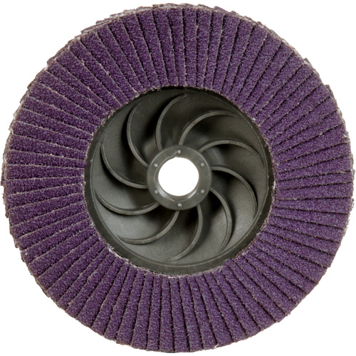 Disque &agrave; lamelles &agrave; changement rapide 769F, 4-1/2" x 5/8"-11, Type 27, Grain 60+, C&eacute;ramique Rock Safety Industrial Ltd