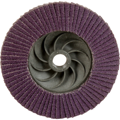 Disque &agrave; lamelles &agrave; changement rapide 769F, 4-1/2" x 5/8"-11, Type 29, Grain 60+, C&eacute;ramique Rock Safety Industrial Ltd