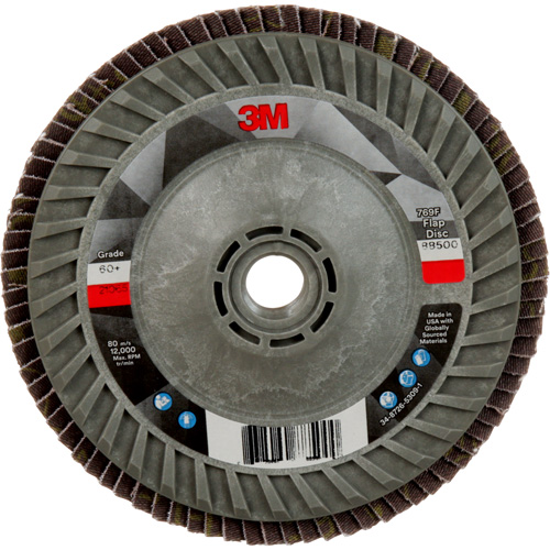 769F Quick Change Flap Disc, 5" x 5/8"-11, Type 29, 60+ Grit, Ceramic Rock Safety Industrial Ltd