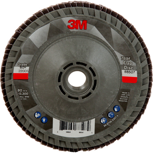 769F Quick Change Flap Disc, 4-1/2" x 5/8"-11, Type 29, 80+ Grit, Ceramic Rock Safety Industrial Ltd