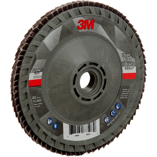 769F Quick Change Flap Disc, 4-1/2" x 5/8"-11, Type 29, 80+ Grit, Ceramic Rock Safety Industrial Ltd