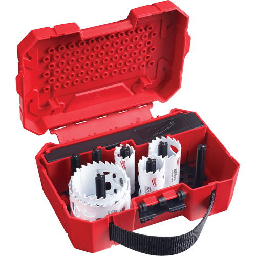 Trousse de scie-cloche &agrave; dents en carbure Hole Dozer, 9 morceaux Rock Safety Industrial Ltd
