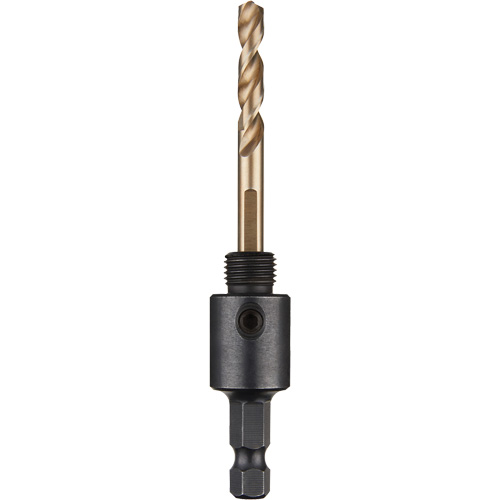 Hole Dozer Hole Saw Small Arbor with Cobalt Pilot Bit, 0" - 1-3/16", 1/4" Shank Rock Safety Industrial Ltd