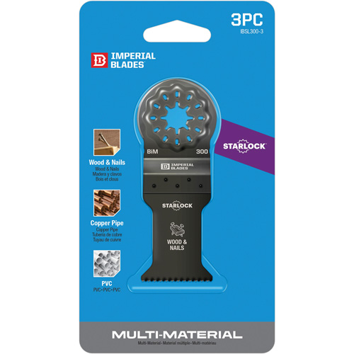 Lames standards pour bois et clous 1-3/8" Starlock Rock Safety Industrial Ltd