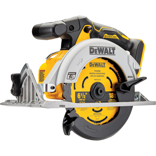 Scie circulaire sans fil &agrave; moteur sans balai Max* (outil seulement), 6-1/2", 20 V Rock Safety Industrial Ltd