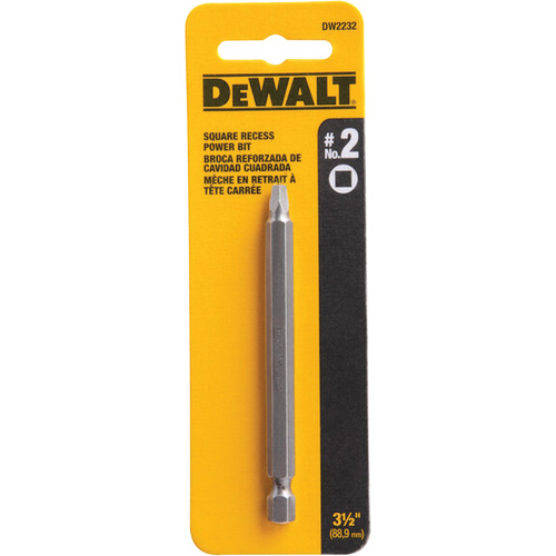 Embout pour outil motoris&eacute;, Carr&eacute;e, Embout #2, Prise 3-1/2", Longueur 3-3/5" Rock Safety Industrial Ltd