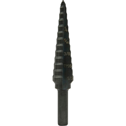 Foret &eacute;tag&eacute;, 1/8"/3,2 mm - 1/2"/12,7 mm Rock Safety Industrial Ltd