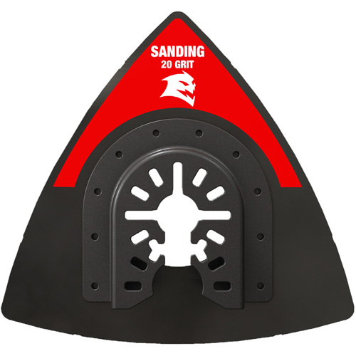 Plaque de ponçage oscillante &agrave; grain 20 de taille universelle 3-1/2" Rock Safety Industrial Ltd