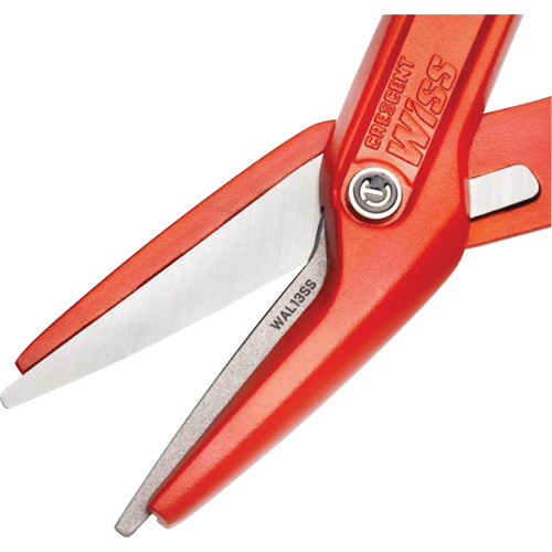 13" Serrated Aluminum Tinner Snip with Dipped Handle, 3" Cut Length, Straight Cut Rock Safety Industrial Ltd