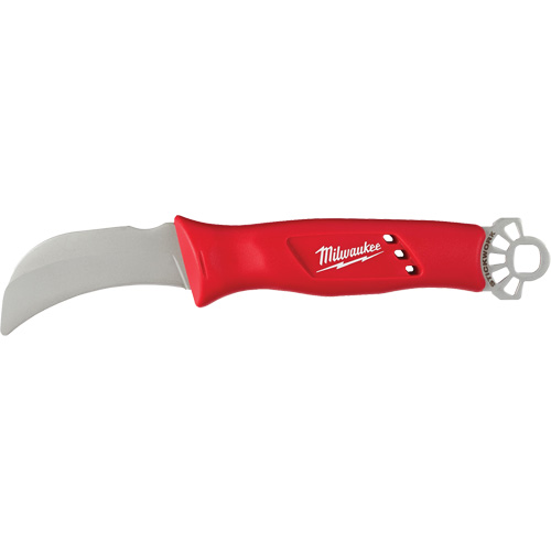 Couteau courb&eacute; de monteur de ligne avec anneau STICKWORK 3-en-1 Rock Safety Industrial Ltd