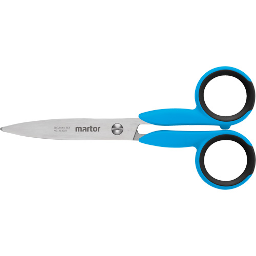 Secumax 363 Safety Scissors, 5-7/25", Rings Handle Rock Safety Industrial Ltd