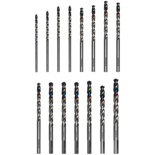 Jeu de forets Metal Demon pour aciers doux, tremp&eacute;s et inoxydables, 15 morcea Rock Safety Industrial Ltd