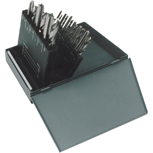 HT18 Jobber Length Drill Bit & Plug Hand Tap Set, 18 Pieces Rock Safety Industrial Ltd