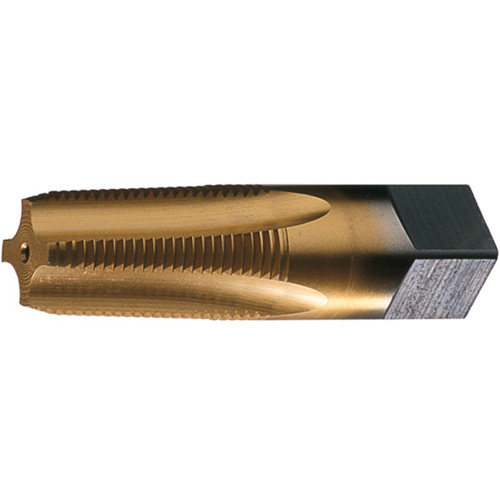 Taraud semi-finisseur pour tuyau PTT-TN, 1-1/2"-11,5, 7 cannelures, 4-1/4" lo, Conique, Acier rapide Rock Safety Industrial Ltd