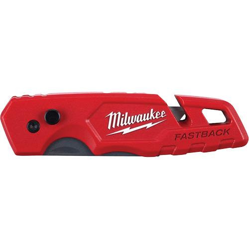 Couteau utilitaire pliant Fastback, poign&eacute;e en M&eacute;tal Rock Safety Industrial Ltd