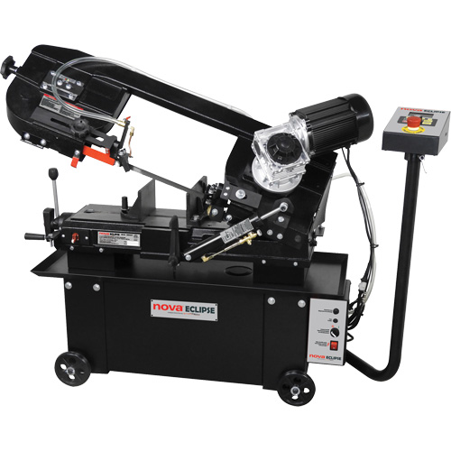 Nova DVR Metal Cutting Bandsaw, Horizontal, 7" rond et 7" x 12" rectangulaire Cutting Capacity Rock Safety Industrial Ltd