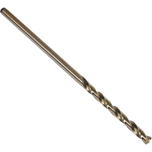 Extra Length Aircraft Extension Drill Bit, #3, High Speed Cobalt, 2-1/2" Flute, 135° Point Rock Safety Industrial Ltd