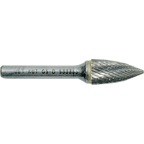 Fraise arboriforme avec extr&eacute;mit&eacute; pointue G3-D JET-KUT, 3/8" dia., 1/4" Tige, 3/4" Prof. de la coupe Rock Safety Industrial Ltd