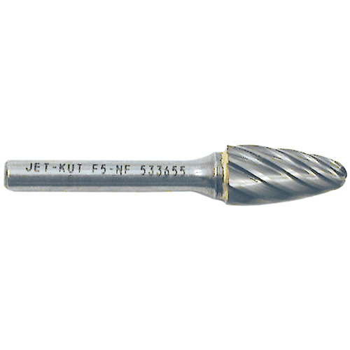Fraise &agrave; bout rond F5-NF 1/4" pour aluminium/mat&eacute;riaux non ferreux, 1/2" dia. Rock Safety Industrial Ltd