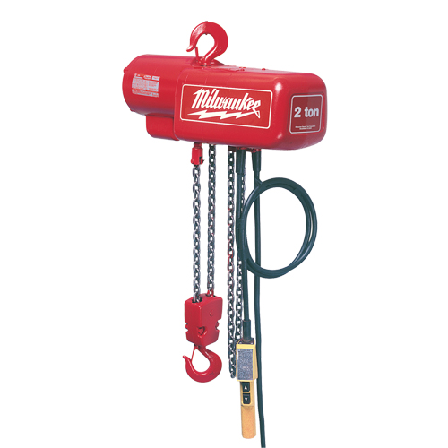 Electric Chain Hoist, 20' Lift, 1000 lbs. (0.5 tons) Capacity, 16 FPM Rock Safety Industrial Ltd