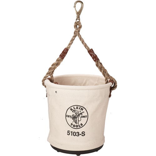 Seau &agrave; outils, 12" lo x 12" la x 12" h, Toile, Beige Rock Safety Industrial Ltd