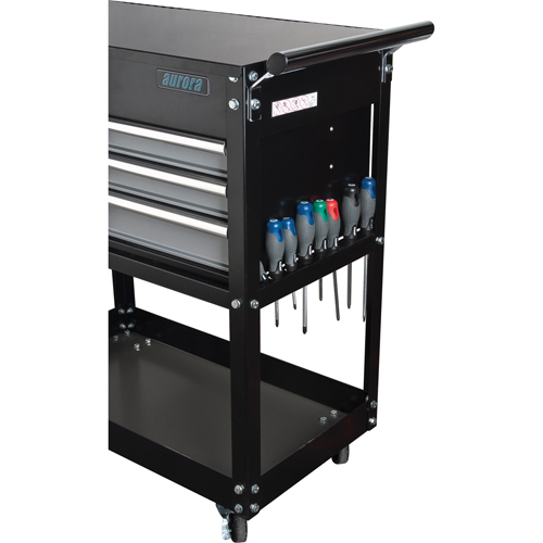 Utility Cart, 4 Drawers, 18" L x 33" W x 39" H, Black Rock Safety Industrial Ltd