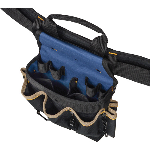 20 Pocket Tool Belt Combo, Polyester, Black Rock Safety Industrial Ltd
