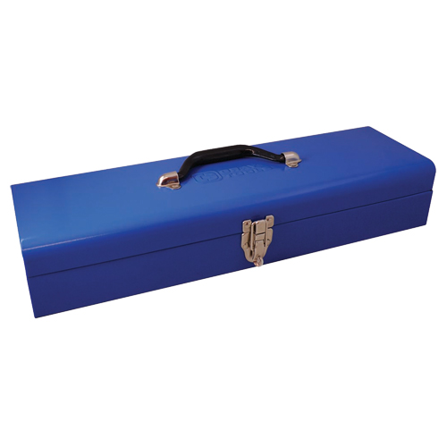 Low Profile Utility Tool Box, 20" D x 6-1/4" W x 5" H, Blue Rock Safety Industrial Ltd