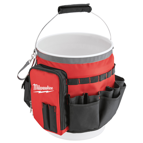 Sac organiseur pour seau, 10" lo x 10" la x 13-1/2" h, Nylon, Rouge Rock Safety Industrial Ltd
