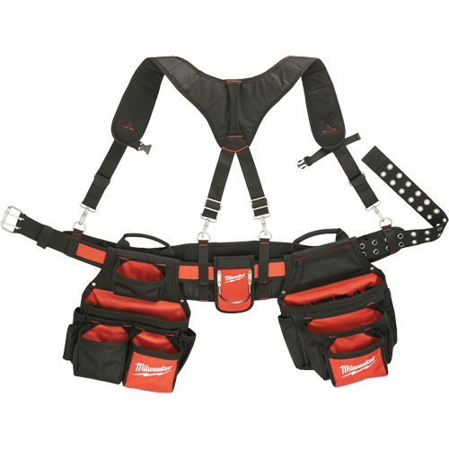 Contractor Work Belt With  Suspension Rig, Nylon, Black Rock Safety Industrial Ltd