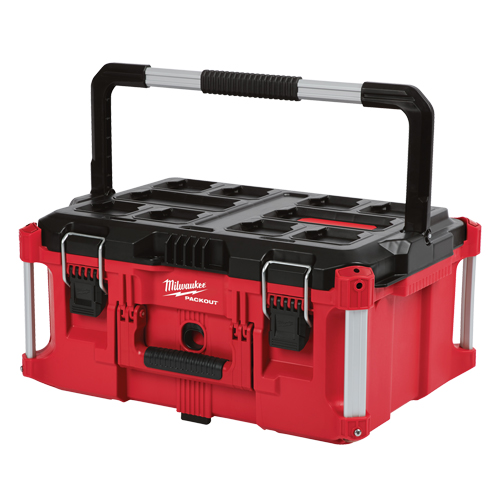 Grande boîte &agrave; outils Packout, 22" x 16" x 11", Noir/Rouge Rock Safety Industrial Ltd