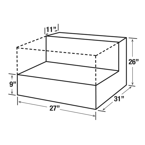 Steel Fuel Transfer Tank, Steel, 48 gal. Capacity, White Rock Safety Industrial Ltd