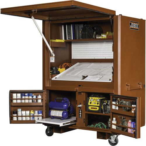 Field Office Jobsite Box, 33" W x 63" D x 80" H, Steel, Red Rock Safety Industrial Ltd