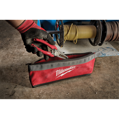 Multi-Size Zipper Pouches - Set of 3, Canvas, 3 Pockets, Black/Red Rock Safety Industrial Ltd