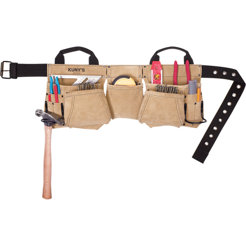 Carpenter's Tool Belt, Leather, Tan Rock Safety Industrial Ltd