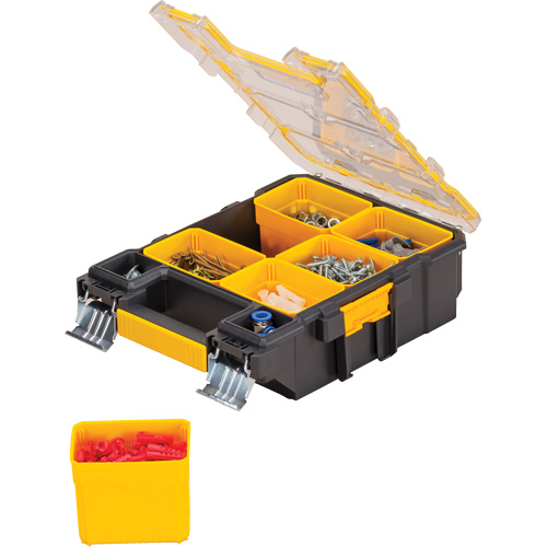 Organisateur de format moyen PRO, 4-1/2" la x 10-1/4" p x 13-3/5" h, Noir/Jaune Rock Safety Industrial Ltd