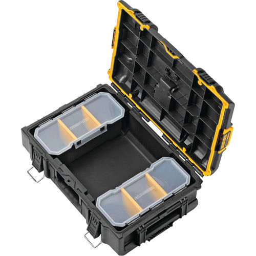 Boîte &agrave; outils ToughSystem 2.0, 21-3/4" x 14-3/4" x 7", Noir Rock Safety Industrial Ltd