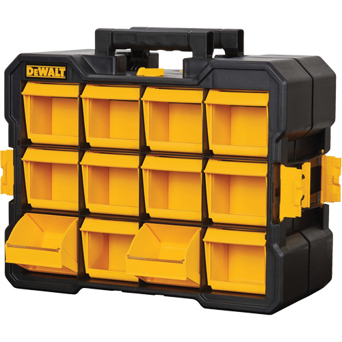 Organisateur Flip-Bin, 3-7/8" la x 17-3/4" p x 13-7/8" h, Noir/Jaune Rock Safety Industrial Ltd