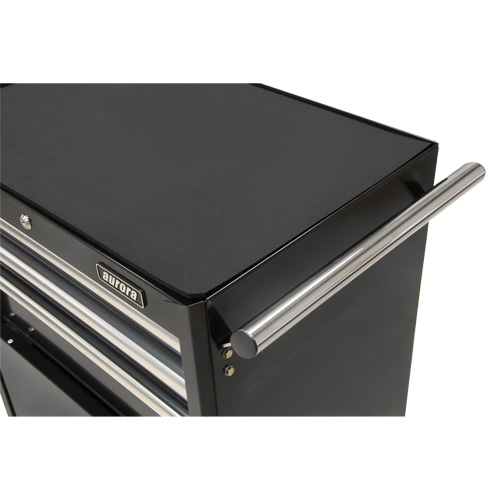 Chariot &agrave; outils industriel, 3 tiroirs, 29-4/5" la x 21-1/5" p x 38-4/5" h, Noir Rock Safety Industrial Ltd