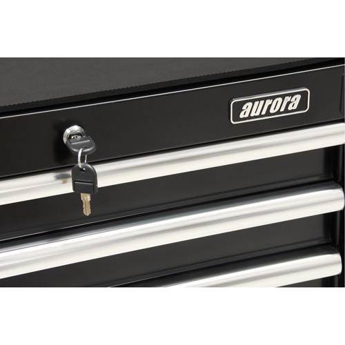 Chariot &agrave; outils industriel, 3 tiroirs, 29-4/5" la x 21-1/5" p x 38-4/5" h, Noir Rock Safety Industrial Ltd