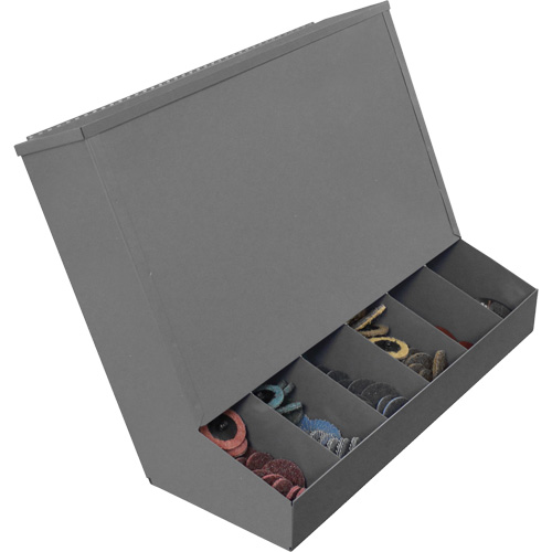 Distributeur aliment&eacute; par gravit&eacute; avec couvercle Rock Safety Industrial Ltd