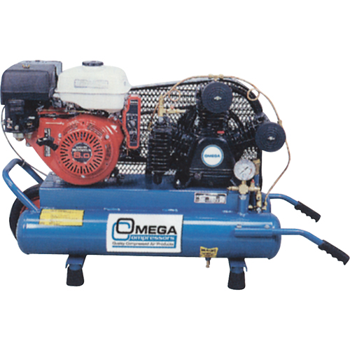 Compresseurs d'air s&eacute;rie entrepreneur, Essence, 6,6 gal. (8 gal. US), 175 PSI Rock Safety Industrial Ltd