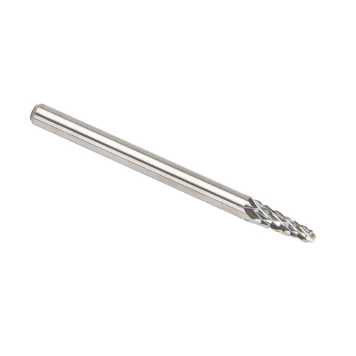 CLEVELAND Solid Carbide Burrs - Taper Shape Radius End 14°, 1/8" Shank Rock Safety Industrial Ltd