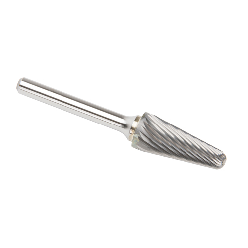 CLEVELAND Solid Carbide Burrs - Taper Shape Radius End 14°, 1/4" Shank Rock Safety Industrial Ltd
