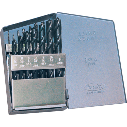 Jeux de forets, 15 morceaux, Acier rapide Rock Safety Industrial Ltd