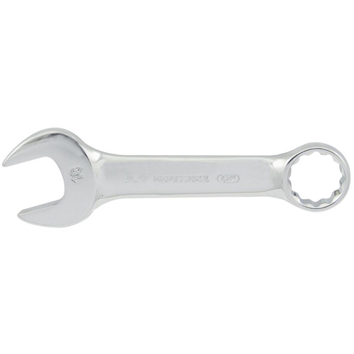 Fully Polished Stubby Combination Wrench, 12 Point, 10 mm, Chrome Finish Rock Safety Industrial Ltd